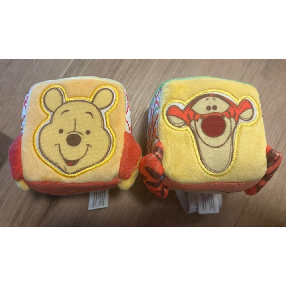 Disney Baby Winnie the Pooh and Pals Soft Blocks Set of 2 Pooh and Tigger